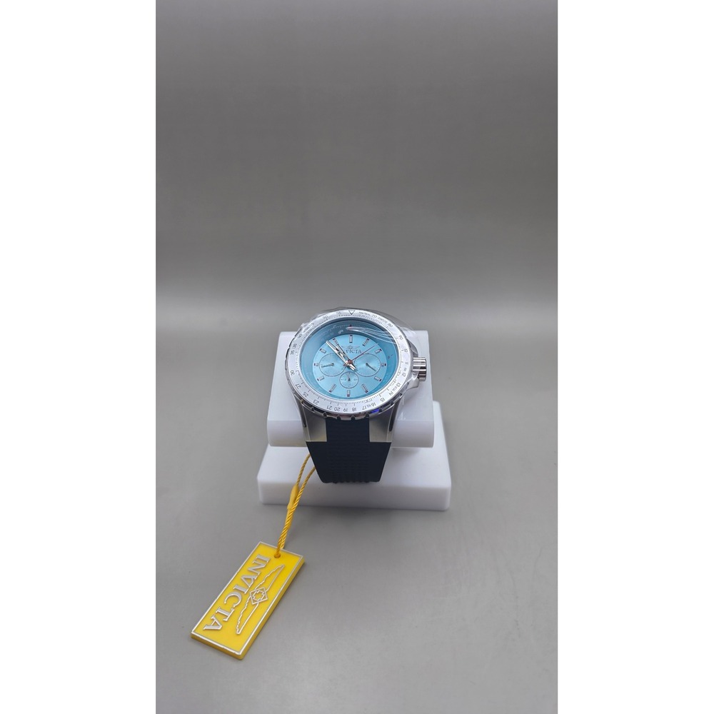 Invicta Aviator Skyshock Men's Watch - 50mm Men's Teal/ Black Chronograph New